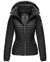 Marikoo Löwenbaby Damen Steppjacke Schoko Schwarz-Gr.XS