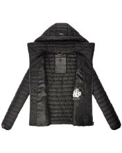 Marikoo Löwenbaby Damen Steppjacke Schoko Schwarz-Gr.S