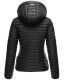 Marikoo Löwenbaby Damen Steppjacke Schoko Schwarz-Gr.S
