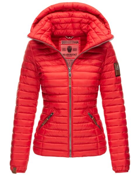 Marikoo Löwenbaby ladies quilted jacket - Red-Gr.XS