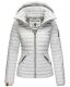 Marikoo Löwenbaby Damen Steppjacke Hellgrau-Gr.XS