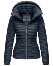 Marikoo Löwenbaby Damen Steppjacke Schoko Navy-Gr.XS