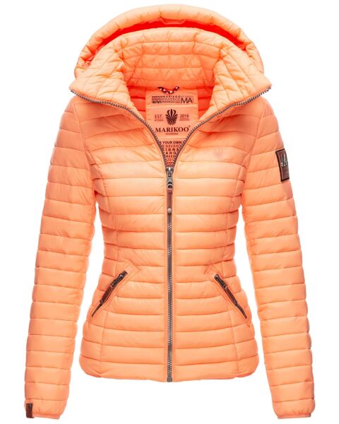 Marikoo Löwenbaby Damen Steppjacke Hell-Orange-Gr.XS