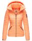 Marikoo Löwenbaby Damen Steppjacke Hell-Orange-Gr.XS