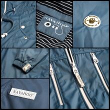Navahoo Mein Nachtsternchen leichte Damen Jacke Blau Größe XS - Gr. 34