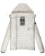 Marikoo Samtpfote leichte Damen Steppjacke Silber Größe XS - Gr. 34