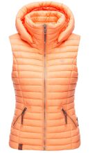 Navahoo Shadaa lightweight ladies quilted vest - Bright-Orange-Gr.XS