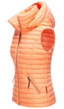 Navahoo Shadaa lightweight ladies quilted vest - Bright-Orange-Gr.XS