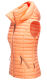 Navahoo Shadaa lightweight ladies quilted vest - Bright-Orange-Gr.XS