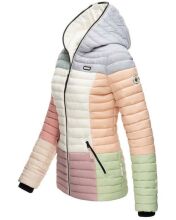 Navahoo Multikulti (multicolor) spring quilted jacket - Pastel-Gr.L