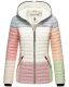 Navahoo Multikulti Mehrfarbige Übergangs Steppjacke B841 Pastell Größe XXL - Gr. 44