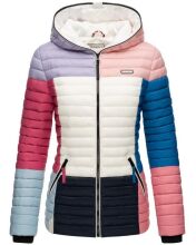 Navahoo Multikulti Mehrfarbige Übergangs Steppjacke B841 Dark 1 Größe XL - Gr. 42