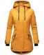 Navahoo Avrille Damen Parka Winterjacke mit Kapuze Gelb Größe XS - Gr. 34