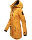 Navahoo Avrille Damen Parka Winterjacke mit Kapuze Gelb Größe XS - Gr. 34