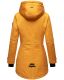 Navahoo Avrille Damen Parka Winterjacke mit Kapuze Gelb Größe XS - Gr. 34