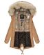 Navahoo Honigfee Ladies Winterjacket B805 Camel Size XS - Size 34