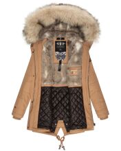 Navahoo Honigfee Ladies Winterjacket B805 Camel Size S - Size 36