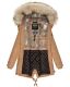Navahoo Honigfee Ladies Winterjacket B805 Camel Size S - Size 36