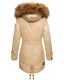 Marikoo La Viva Princess Ladies Winterjacket B813 Beige Size S - Size 36