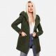 Marikoo Maikoo Damen Trenchcoat Wintermantel Forest Green Größe S - Gr. 36