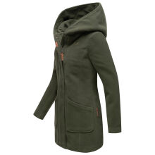 Marikoo Maikoo Damen Trenchcoat Wintermantel Forest Green Größe XL - Gr. 42