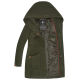 Marikoo Maikoo Damen Trenchcoat Wintermantel Forest Green Größe XL - Gr. 42