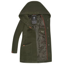 Marikoo Maikoo Damen Trenchcoat Wintermantel Forest Green Größe XXL - Gr. 44