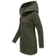 Marikoo Maikoo Damen Trenchcoat Wintermantel Forest Green Größe XXL - Gr. 44