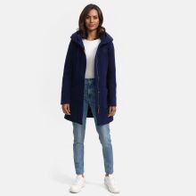 Marikoo Maikoo Damen Trenchcoat Wintermantel Navy Größe XS - Gr. 34