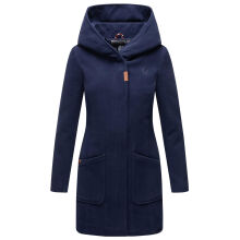 Marikoo Maikoo Damen Trenchcoat Wintermantel Navy Größe S - Gr. 36