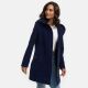 Marikoo Maikoo Damen Trenchcoat Wintermantel Navy Größe S - Gr. 36