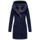 Marikoo Maikoo Damen Trenchcoat Wintermantel Navy Größe M - Gr. 38