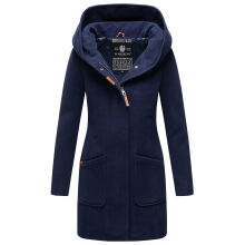 Marikoo Maikoo Damen Trenchcoat Wintermantel Navy Größe XL - Gr. 42