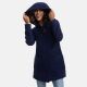Marikoo Maikoo Damen Trenchcoat Wintermantel Navy Größe XXL - Gr. 44
