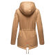 Marikoo Manolya Damen Parka Winterjacke mit Teddyfell Camel Größe XXL - Gr. 44