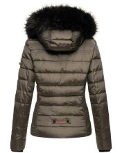 Navahoo Miamor Damen Winter Steppjacke gefüttert mit Teddyfell Anthrazit Größe XXL - Gr. 44