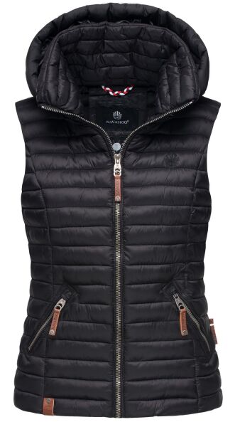 Navahoo Shadaa lightweight ladies quilted vest - Black-Gr.3XL