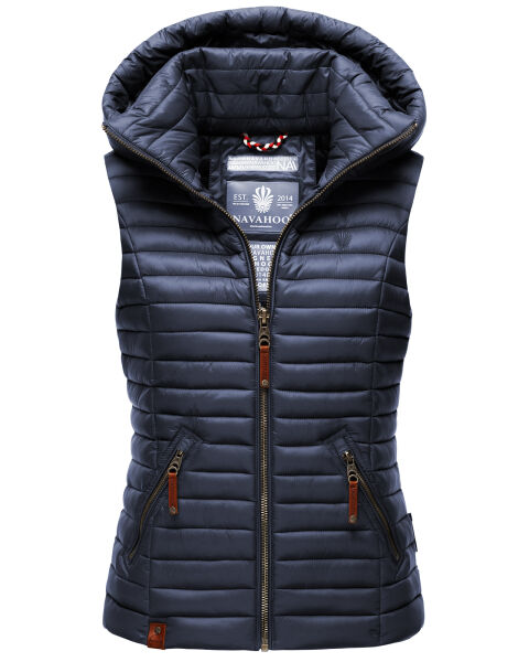 Navahoo Shadaa lightweight ladies quilted vest - Navy-Gr.3XL