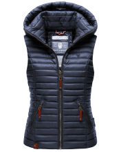 Navahoo Shadaa lightweight ladies quilted vest - Navy-Gr.3XL