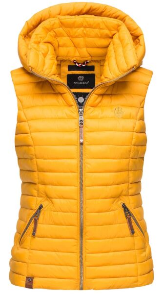 Navahoo Shadaa lightweight ladies quilted vest - Yellow-Gr.3XL