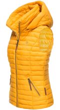 Navahoo Shadaa lightweight ladies quilted vest - Yellow-Gr.3XL