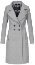 Navahoo Wooly Ladies Coat B661 Hellgrau Größe XXXL - Gr. 46