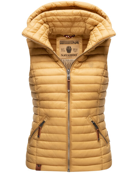 Navahoo Shadaa lightweight ladies quilted vest - Camel-Gr.XXL