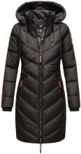 Marikoo Armasa lange Damen Winter Steppjacke Schwarz Gr.XL