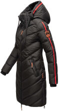 Marikoo Armasa lange Damen Winter Steppjacke Schwarz Gr.XL