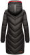 Marikoo Armasa lange Damen Winter Steppjacke Schwarz Gr.XL