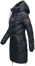 Marikoo Armasa lange Damen Winter Steppjacke Navy Gr.S