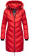 Marikoo Armasa Ladies Winter Quilted Jacket B842 Red Size S - Size 36