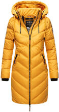 Marikoo Armasa lange Damen Winter Steppjacke Gelb Gr.S