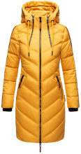 Marikoo Armasa lange Damen Winter Steppjacke Gelb Gr.S